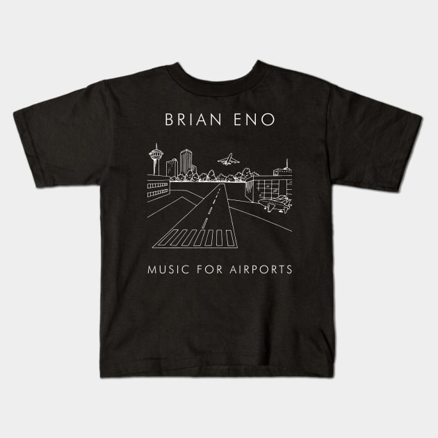 Brian Eno Tribute Shirt Kids T-Shirt by lilmousepunk